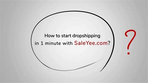 A Quick Start Guide to Dropshipping with SaleYee.com.